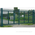 European style modern wrought iron palisade gate